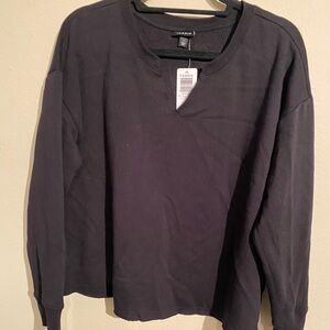 Torrid Charcoal Long Sleeve Tee